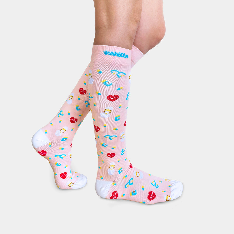 Clogs (Pink Socks)