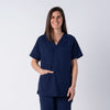 Performance Three-Pocket Scrub Top - Navy